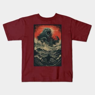 Rise of the Abyssal Terror Kids T-Shirt